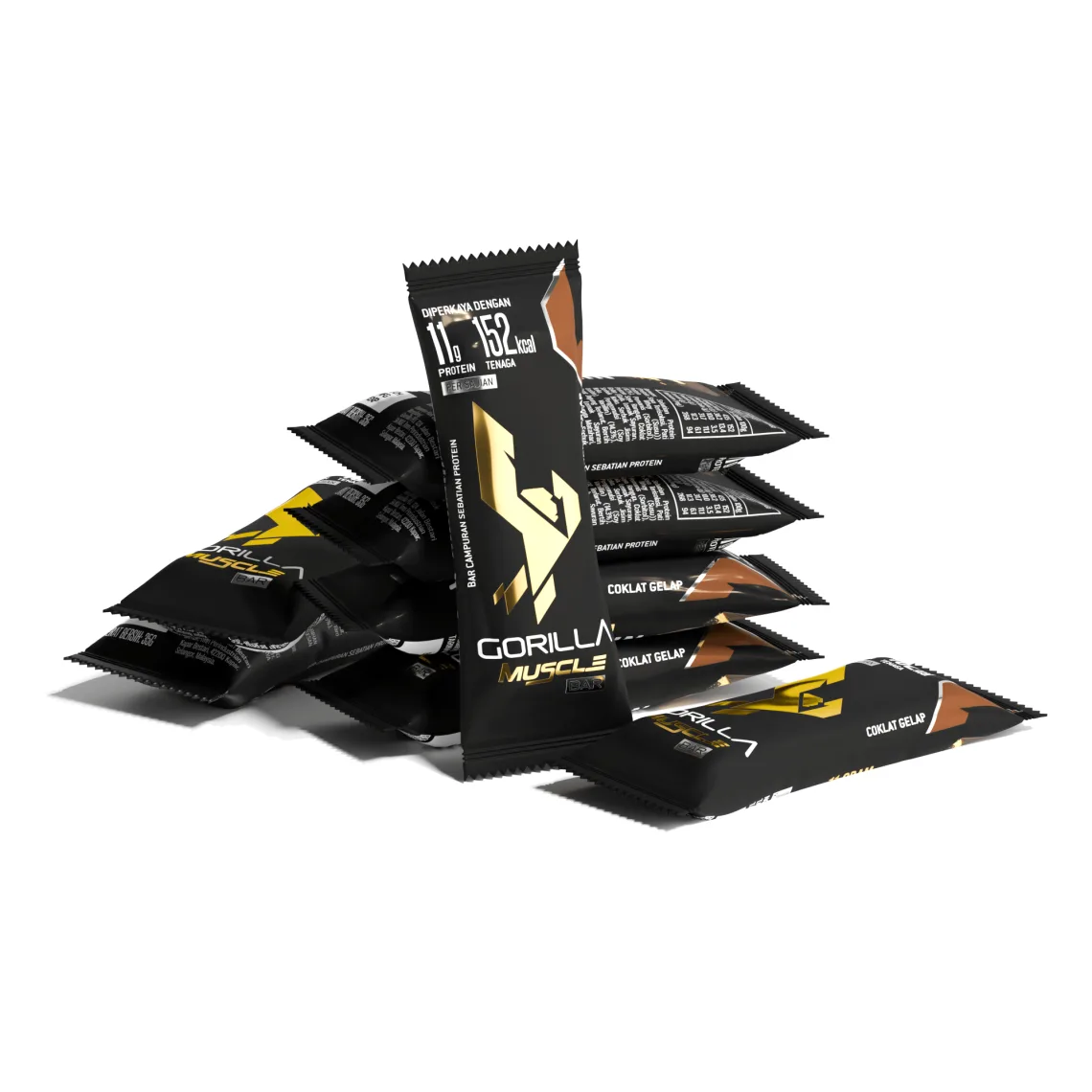 GORILLA Muscle Bar Dark Chocolate bars