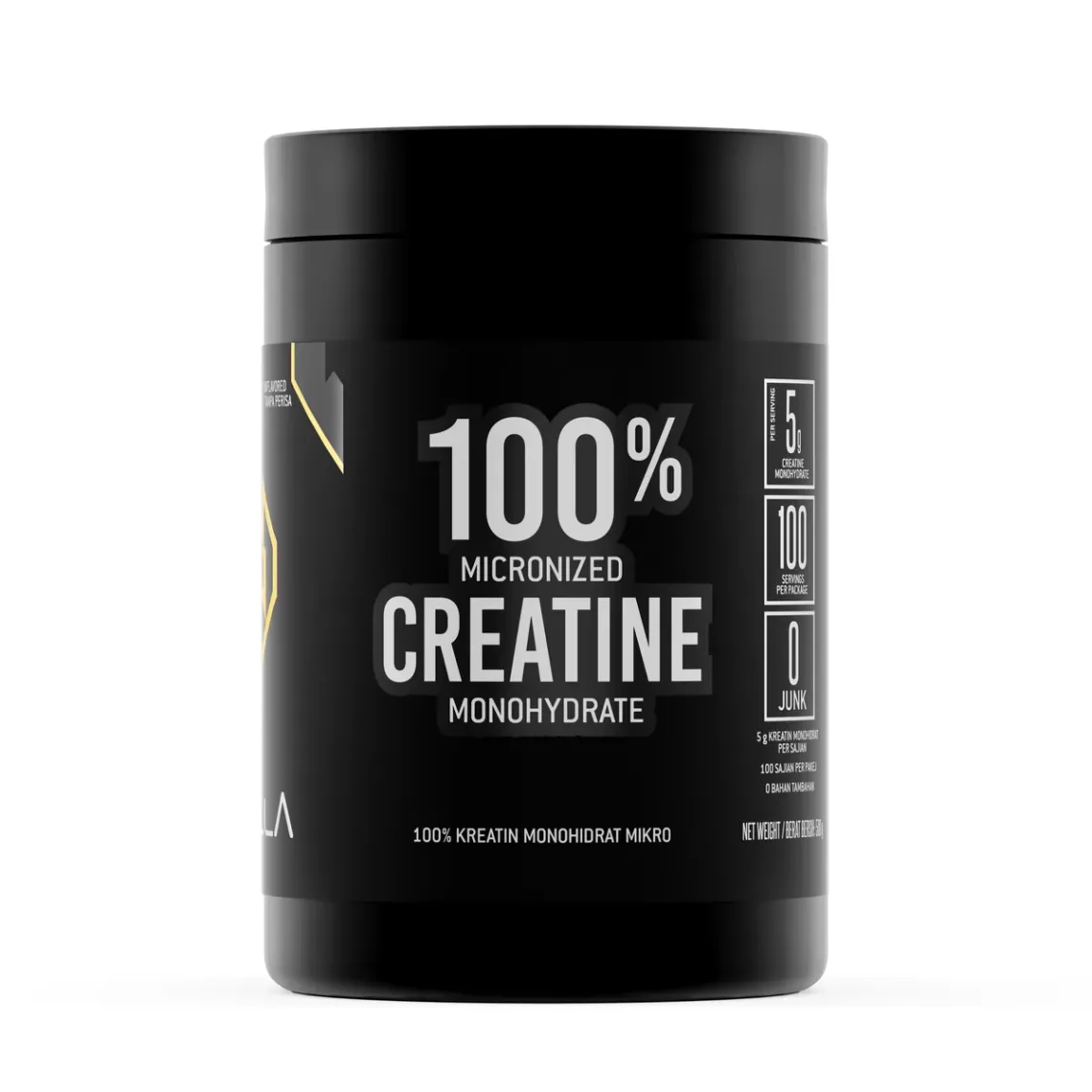 GORILLA 100% micronized creatine monohydrate label
