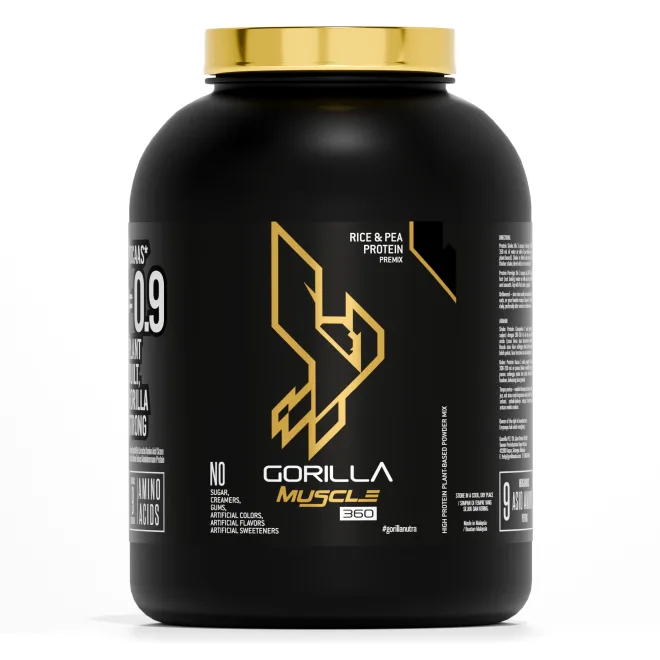 GORILLA Muscle 360 Plant Protein 2.27 kg, front