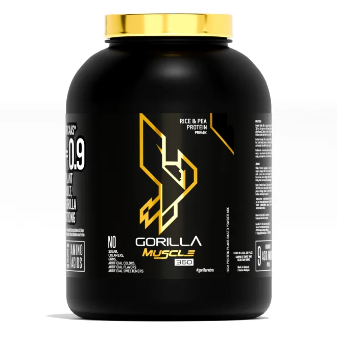 GORILLA Muscle 360 Plant Protein 2.27 kg, front