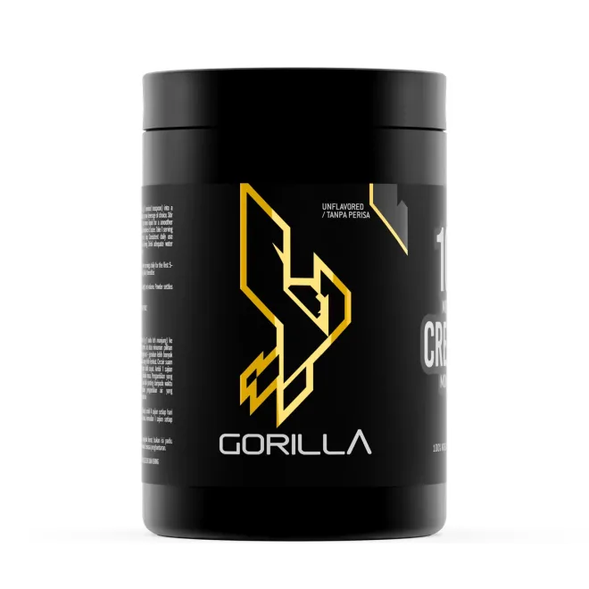 GORILLA Creatine Monohydrate 500 g tub, front